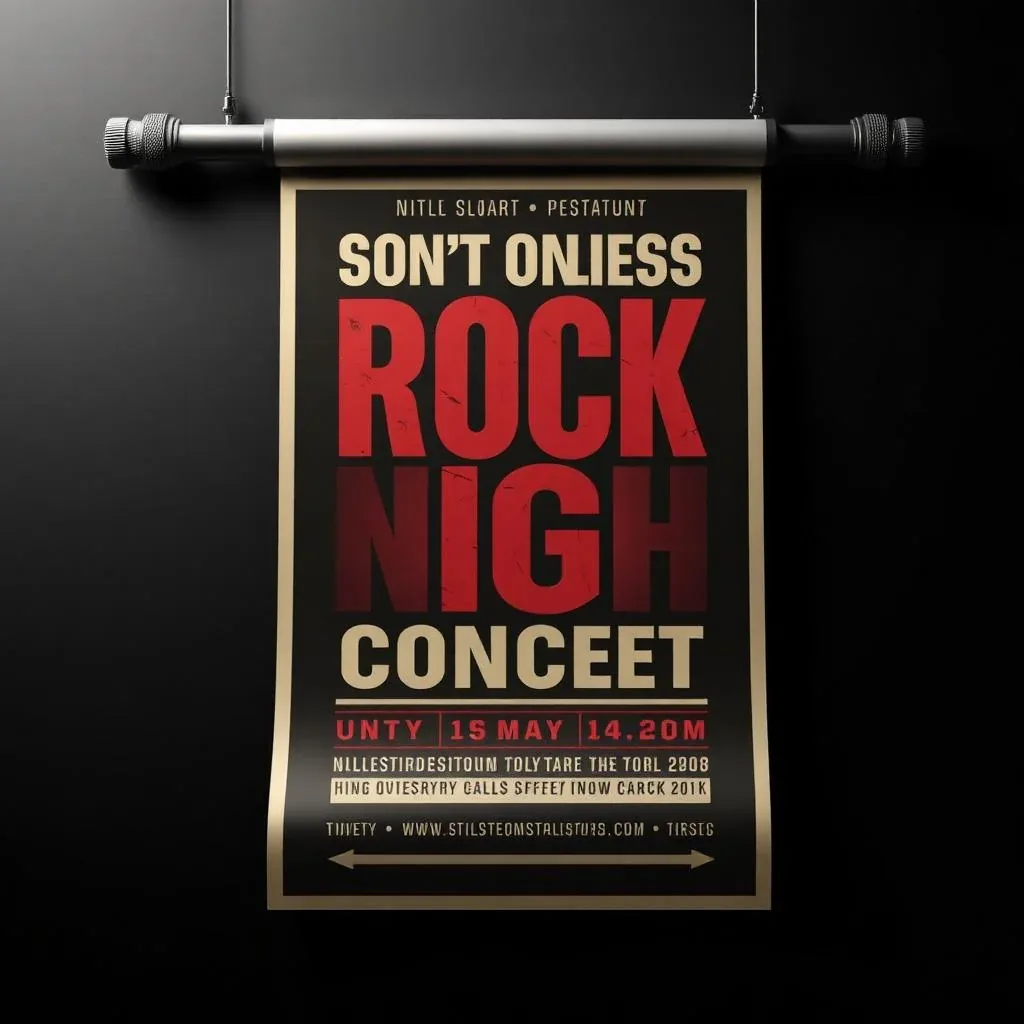 Rock Night Tour Poster