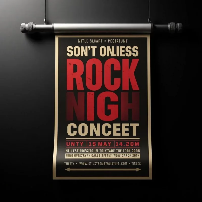 Rock Night Tour Poster